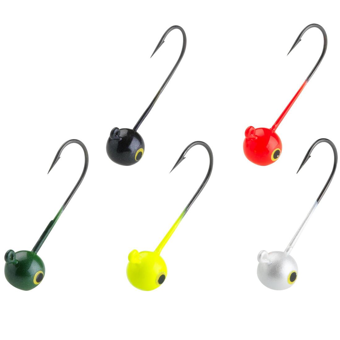 Tête plombée colorée pêche aux leurres souples tp rd colo 10gr