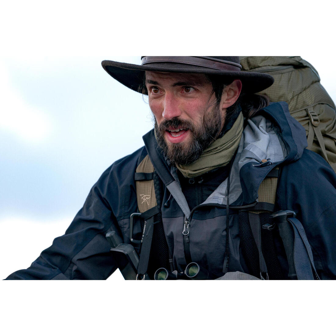 Sac à dos de trekking homme 60+10l - mt500 air