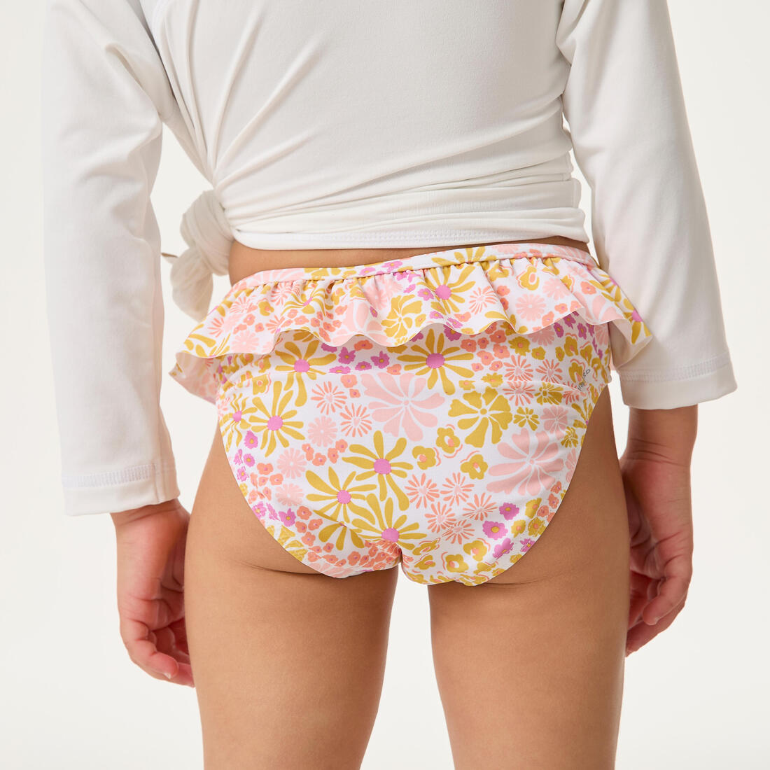 Bas de maillot de bain bébé corail