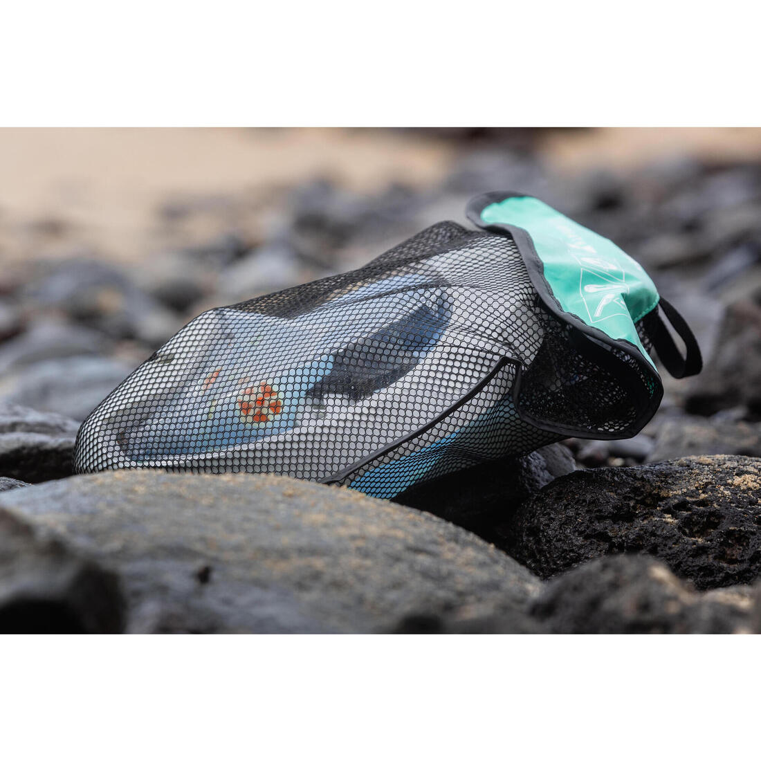 Masque easybreath snorkeling enfant XS (6-10 ans) - SANS SAC
