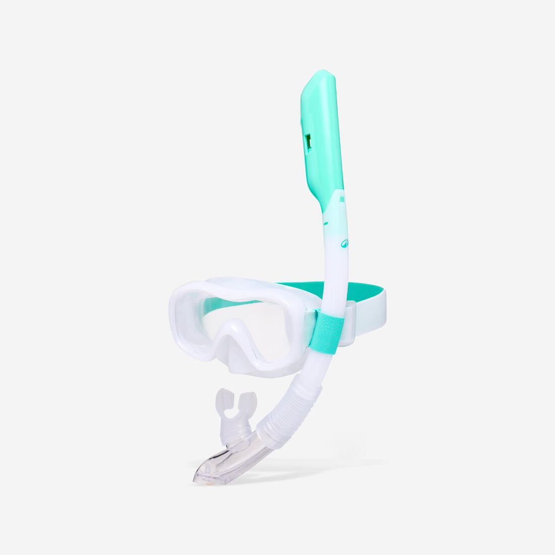 Kit snorkeling masque anti buée COMFORT tuba DRYTOP, 100 enfant