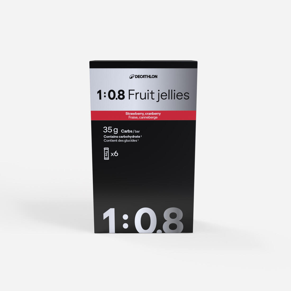 Pâte de fruit 1:08 fraise canneberge, co-conçu avec Decathlon CMA CGM x6