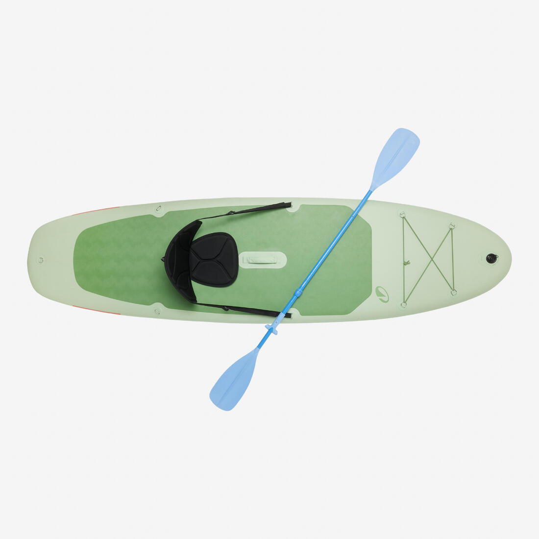 Pack stand up paddle gonflable convertible 10'6, 100 vert