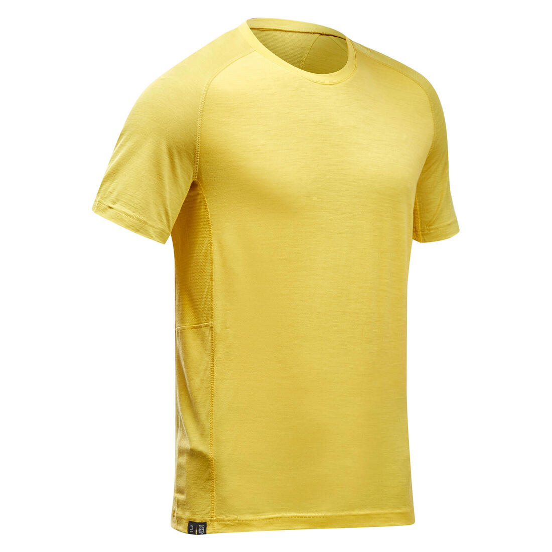 T-shirt de trek manches courtes en laine mérinos - homme - mt500