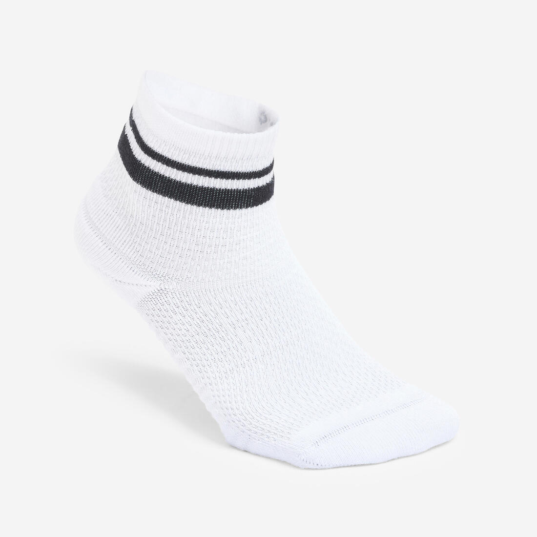 Chaussettes cheville, noir et blanc, lot de 3