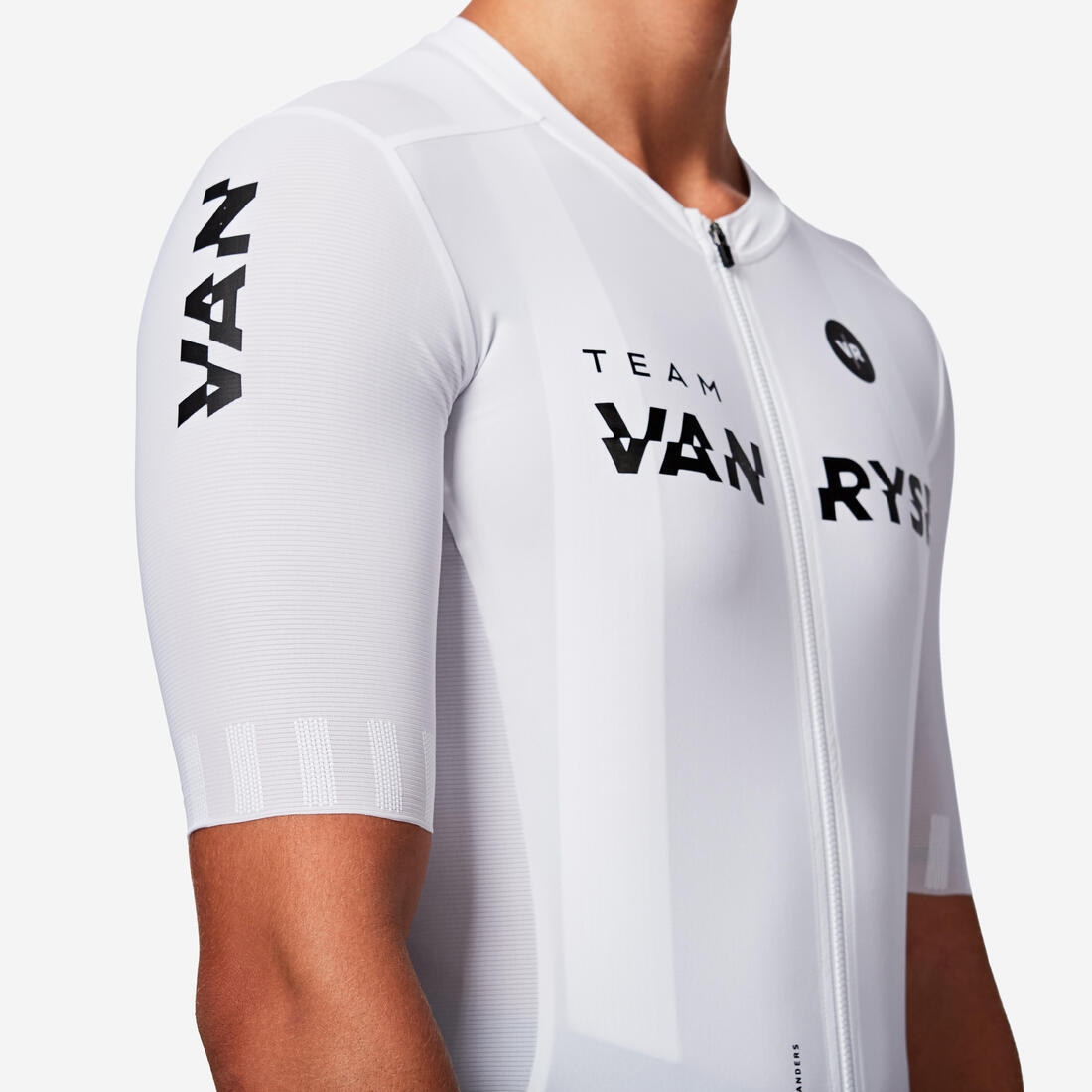 Maillot manches courtes de vélo de route très ajusté unisexe - RCR-R 2