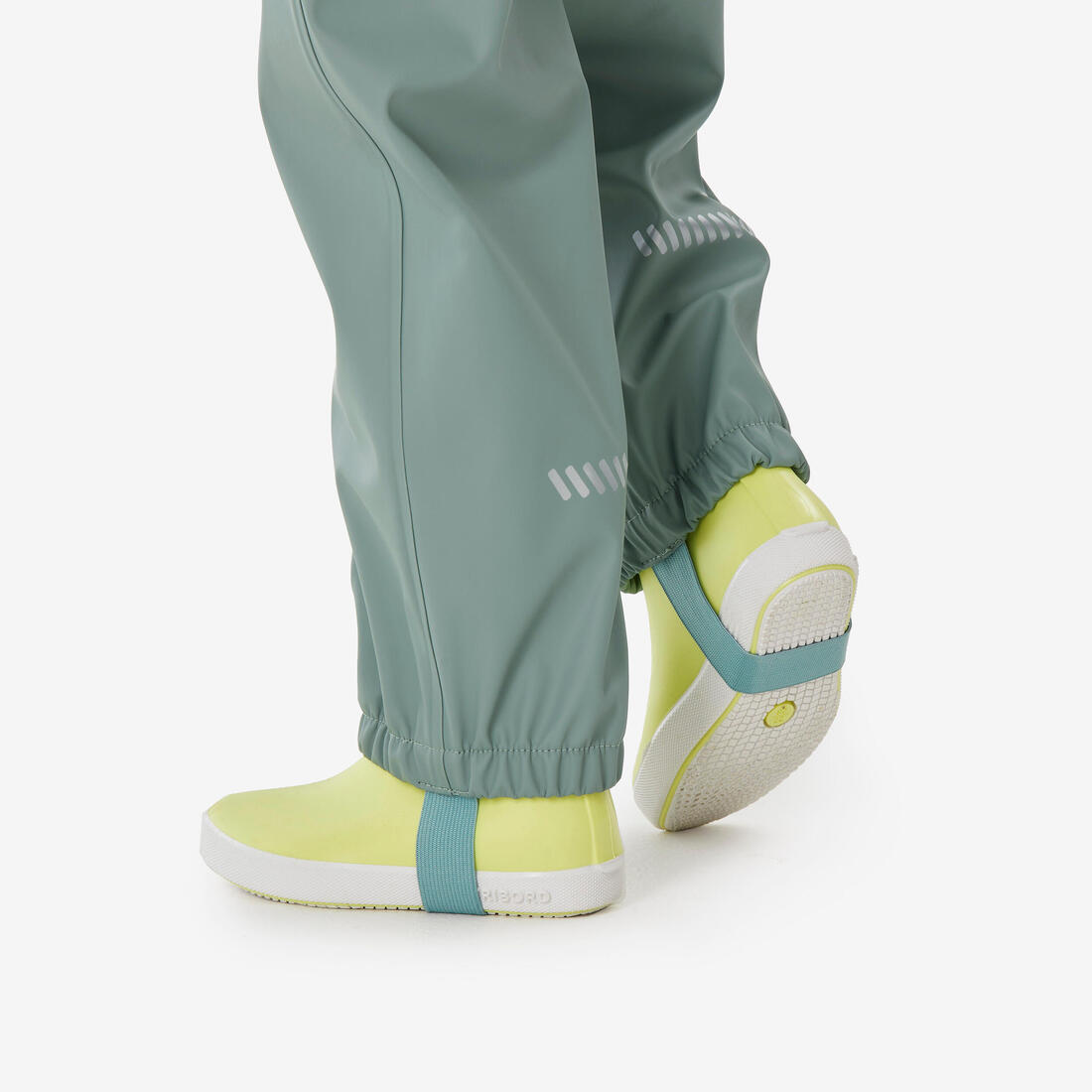 Salopette de randonnée imperméable enfant 2-6 ans, MH900 vert