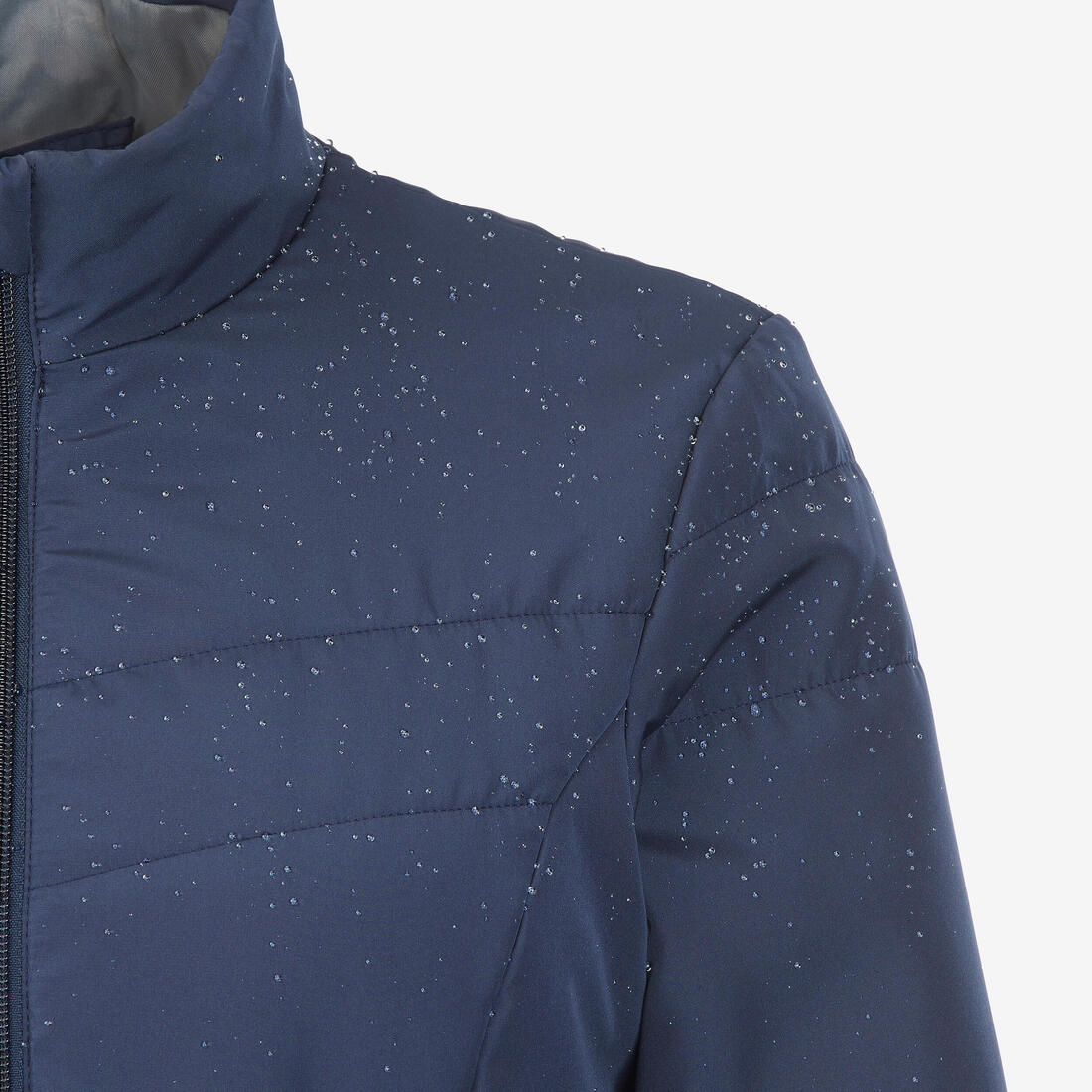Doudoune de trek synthétique femme, MT50 5°C bleu