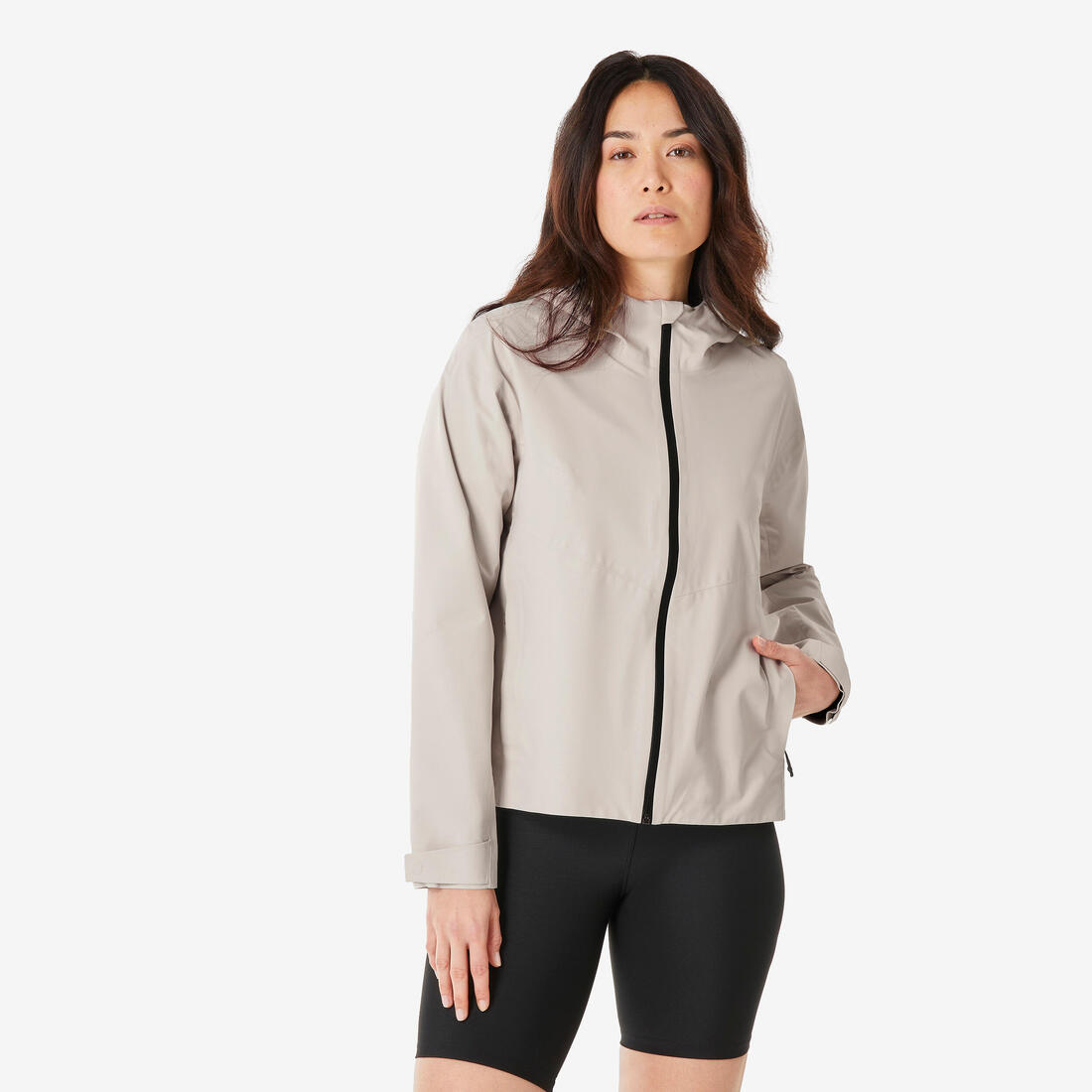 Veste de randonnée imperméable femme, MH100