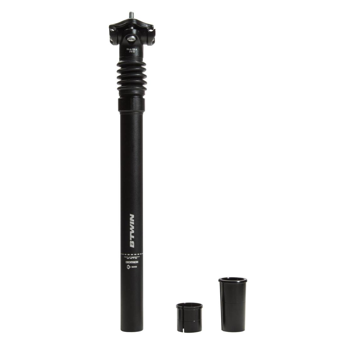 Tige de selle suspendue diamètre 27,2 mm et adaptateur de 29,8 et 31,8 mm