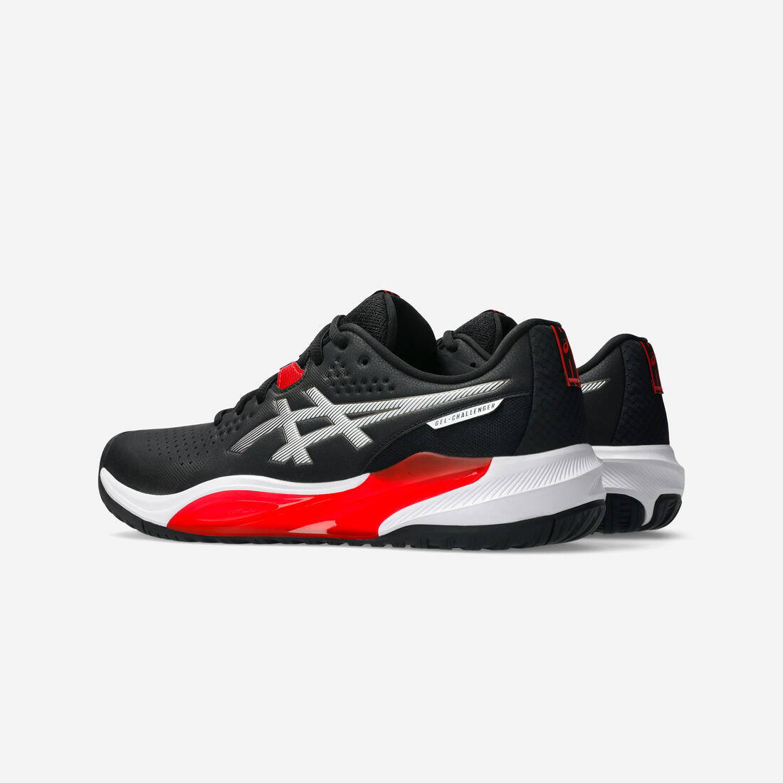 Chaussures de tennis Homme multicourt - Asics Gel Challenger 15 Noir Rouge