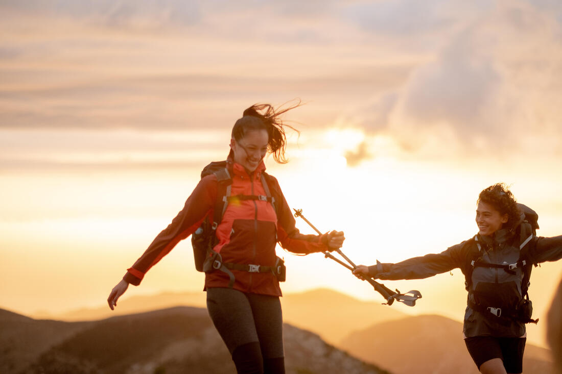 Veste imperméable de randonnée montagne - MH500 Femme