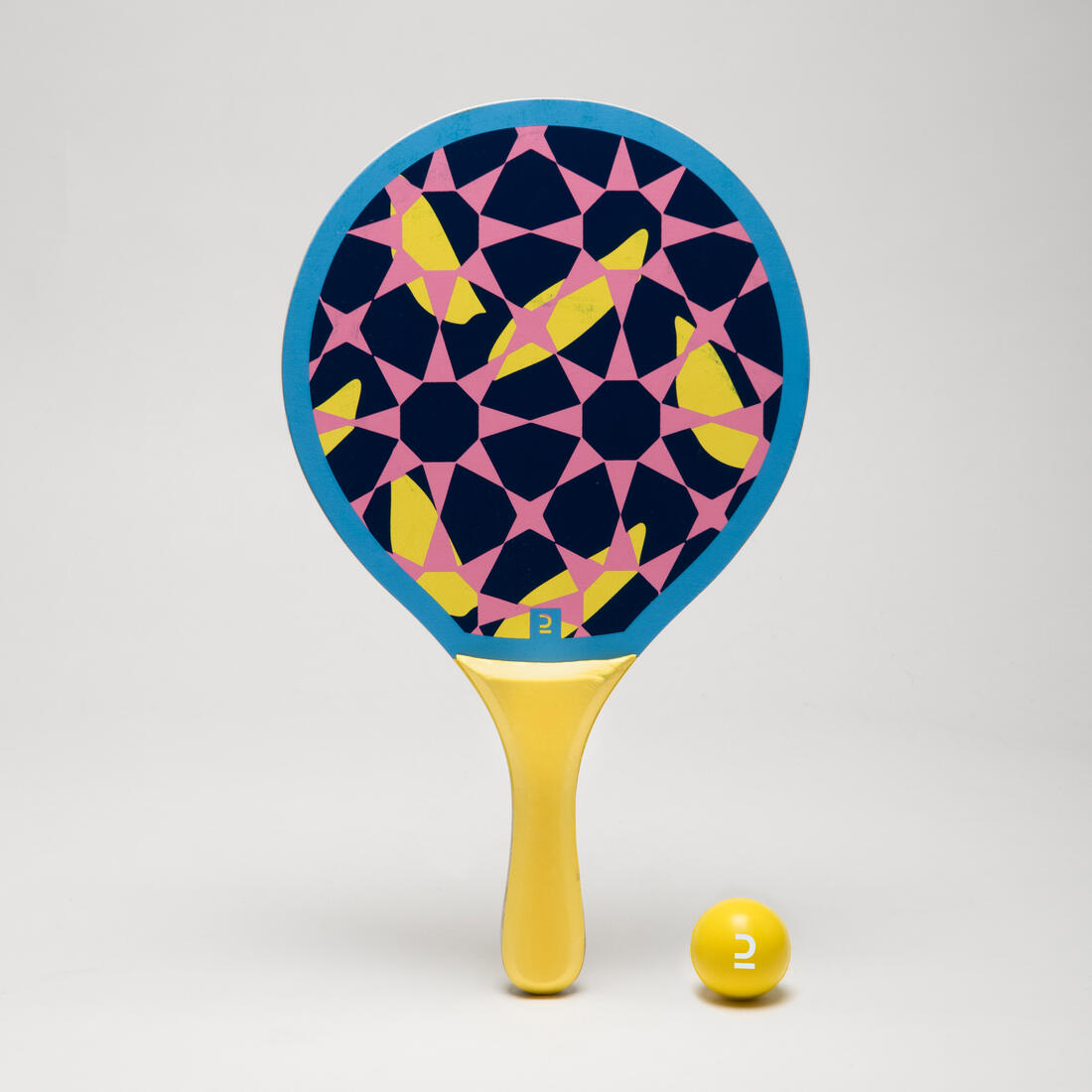 Set raquettes Beach Tennis WOODY RACKET WHITE