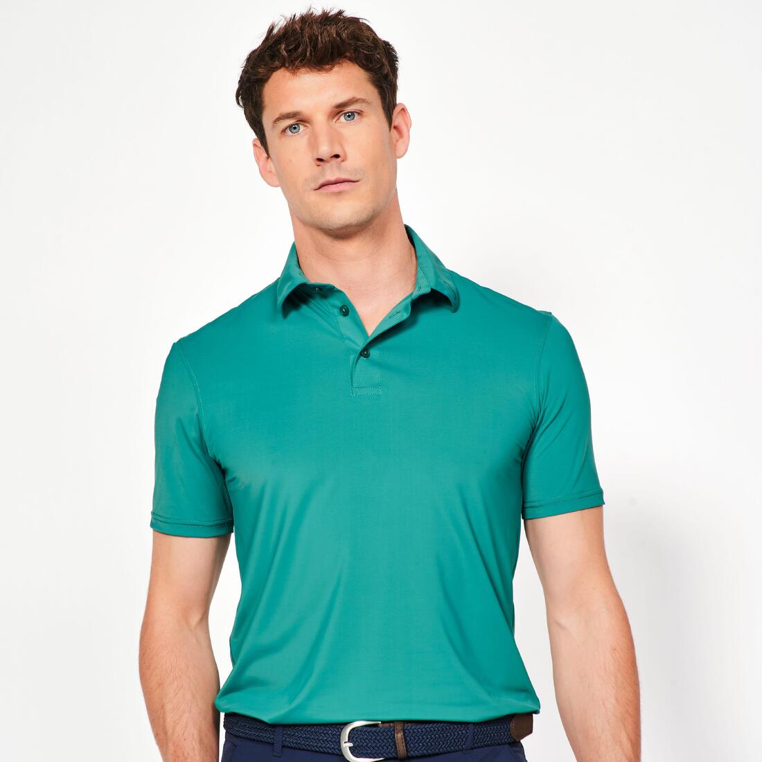 Polo de golf synthétique respirant manches courtes homme, WW900