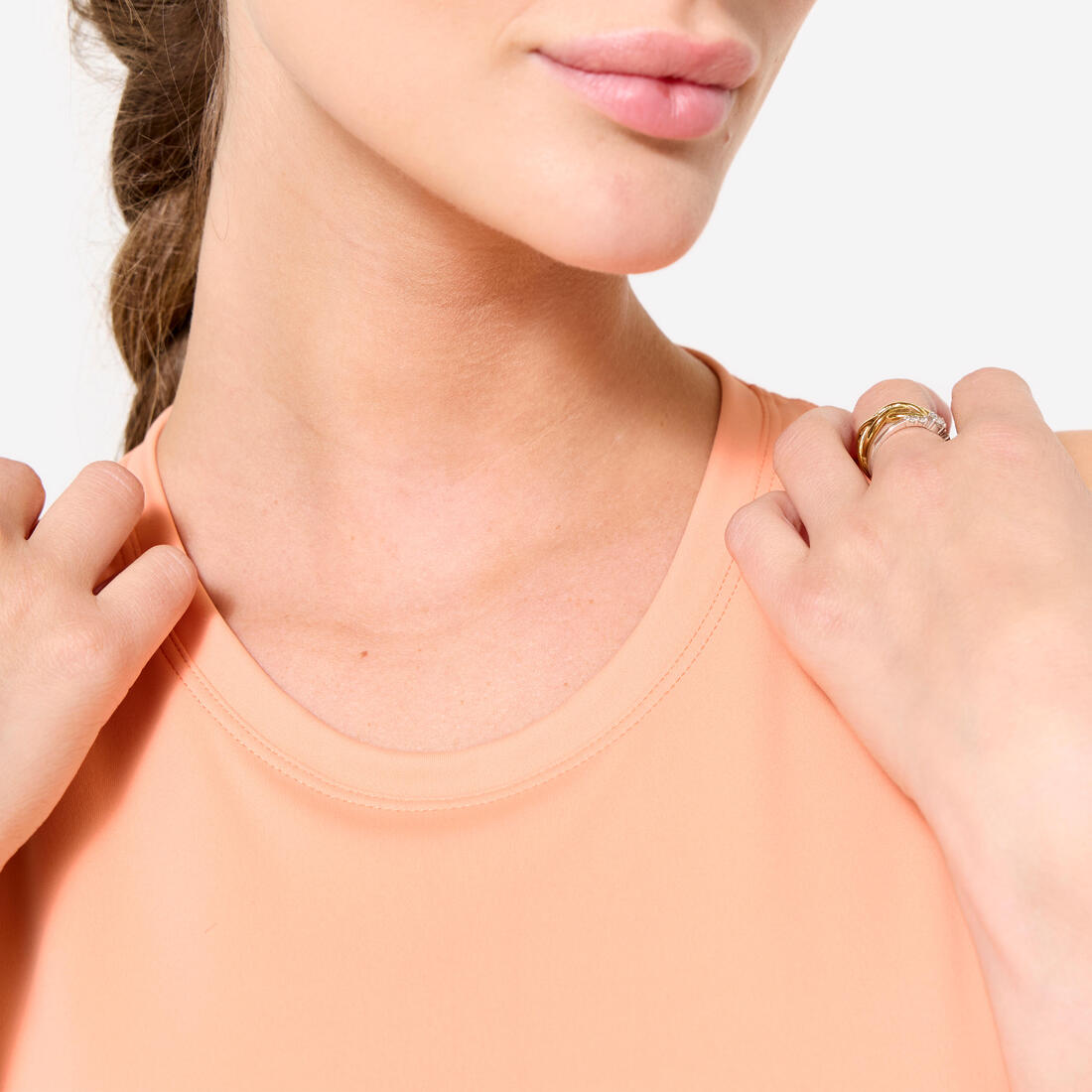 Débardeur de fitness coupe droite femme