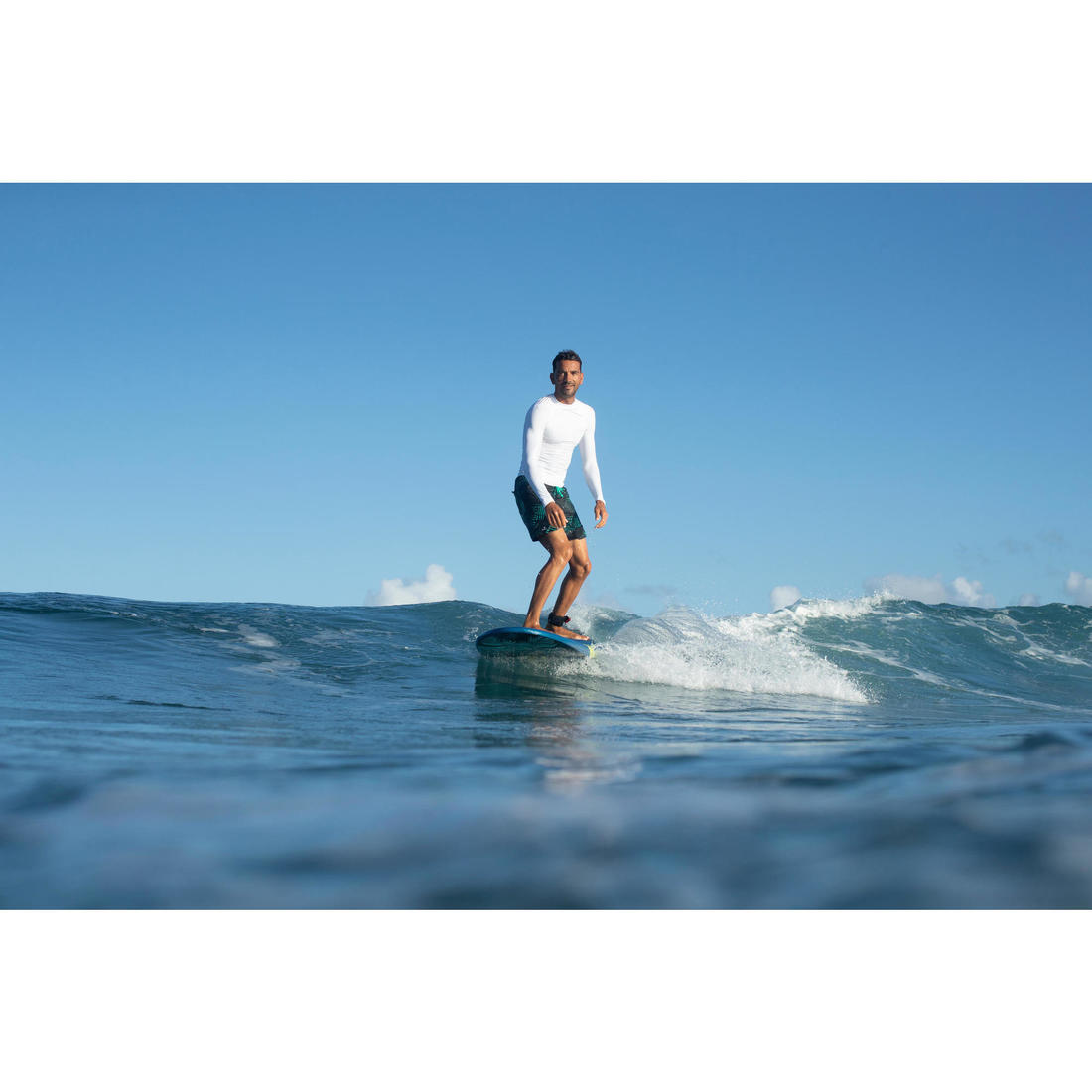 Tee Shirt anti UV surf top 100 manches longues homme
