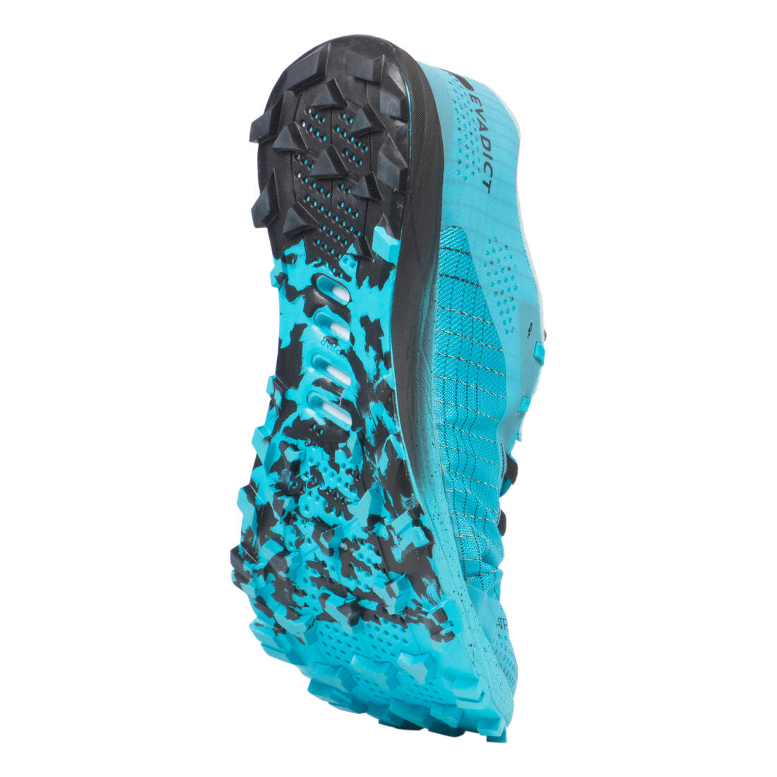 Chaussures de trail running pour homme race light bleu ciel et noir