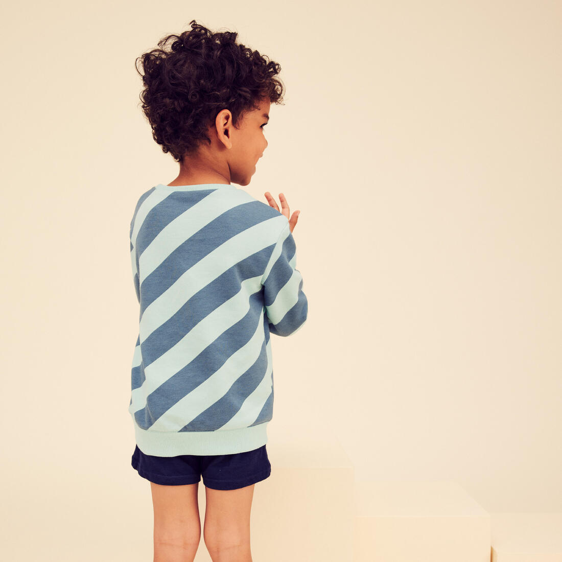 Sweat decat'oons imprimé beige baby gym enfant
