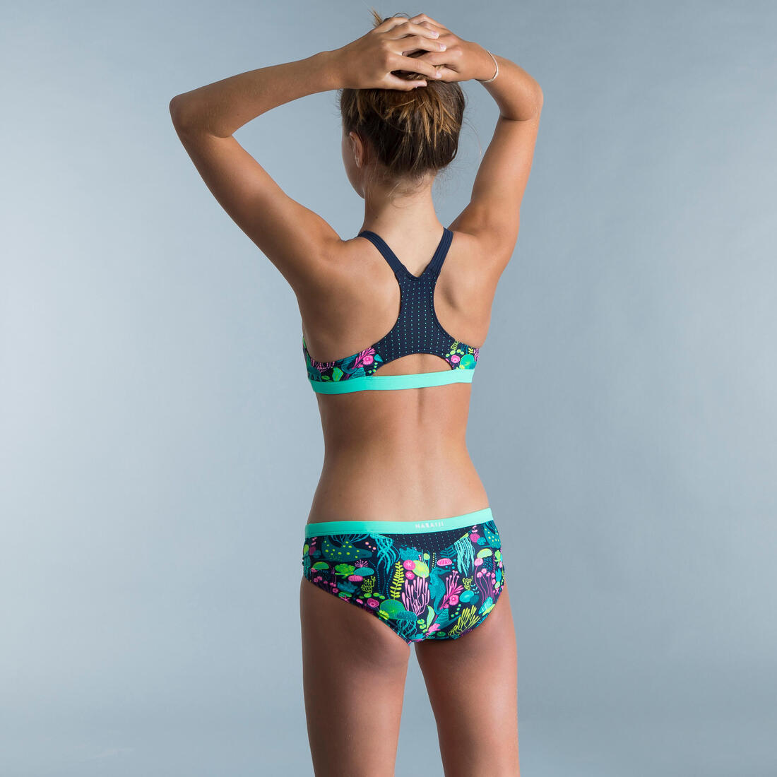 Haut de maillot de bain de natation fille Kamyleon Wave