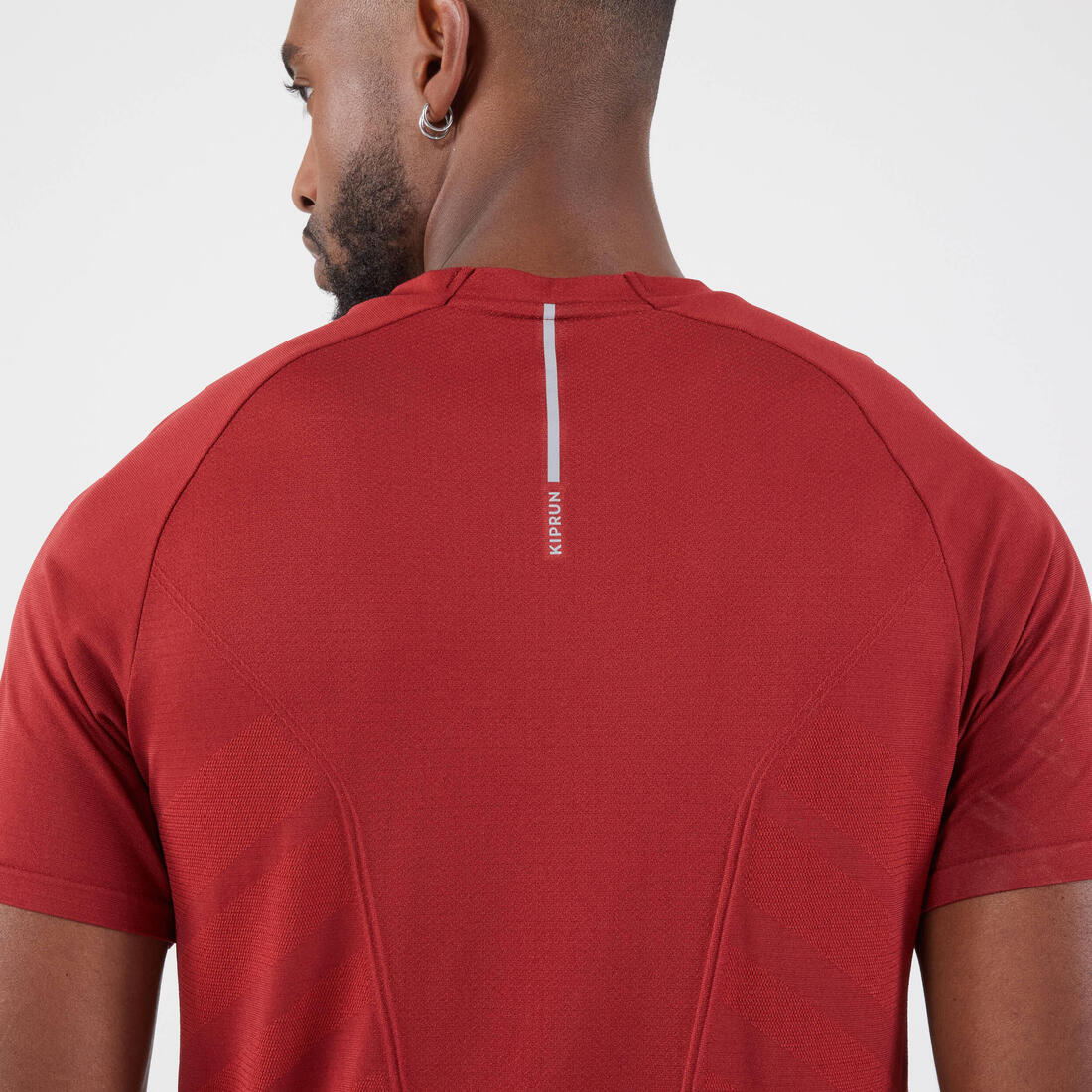 T-shirt de running sans coutures homme - kiprun run 500 confort