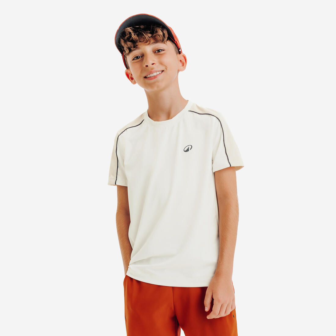 T-shirt de tennis Junior col rond - TTS DRY JR