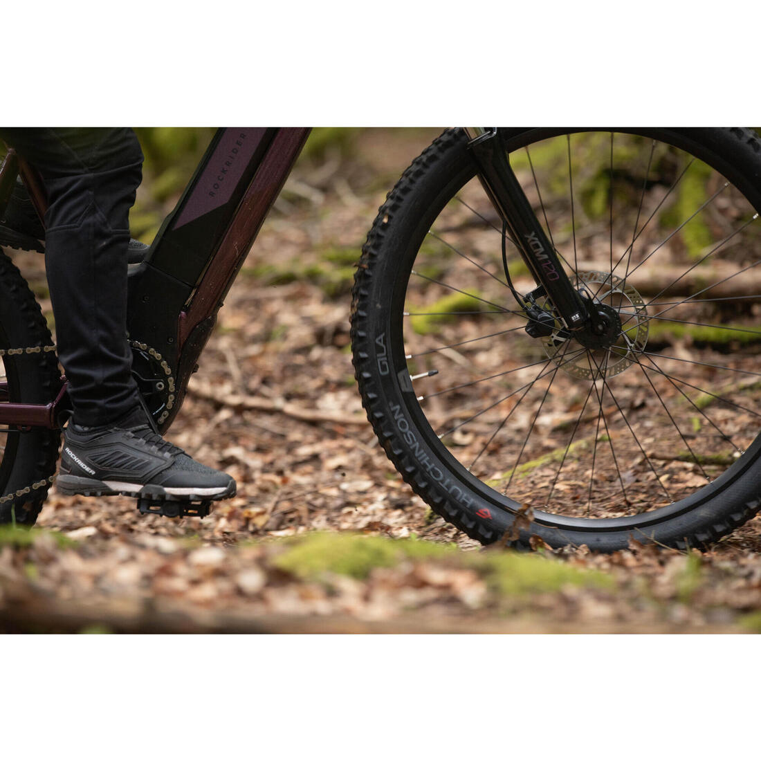 Chaussures de velo vtt EXPL 500 noires