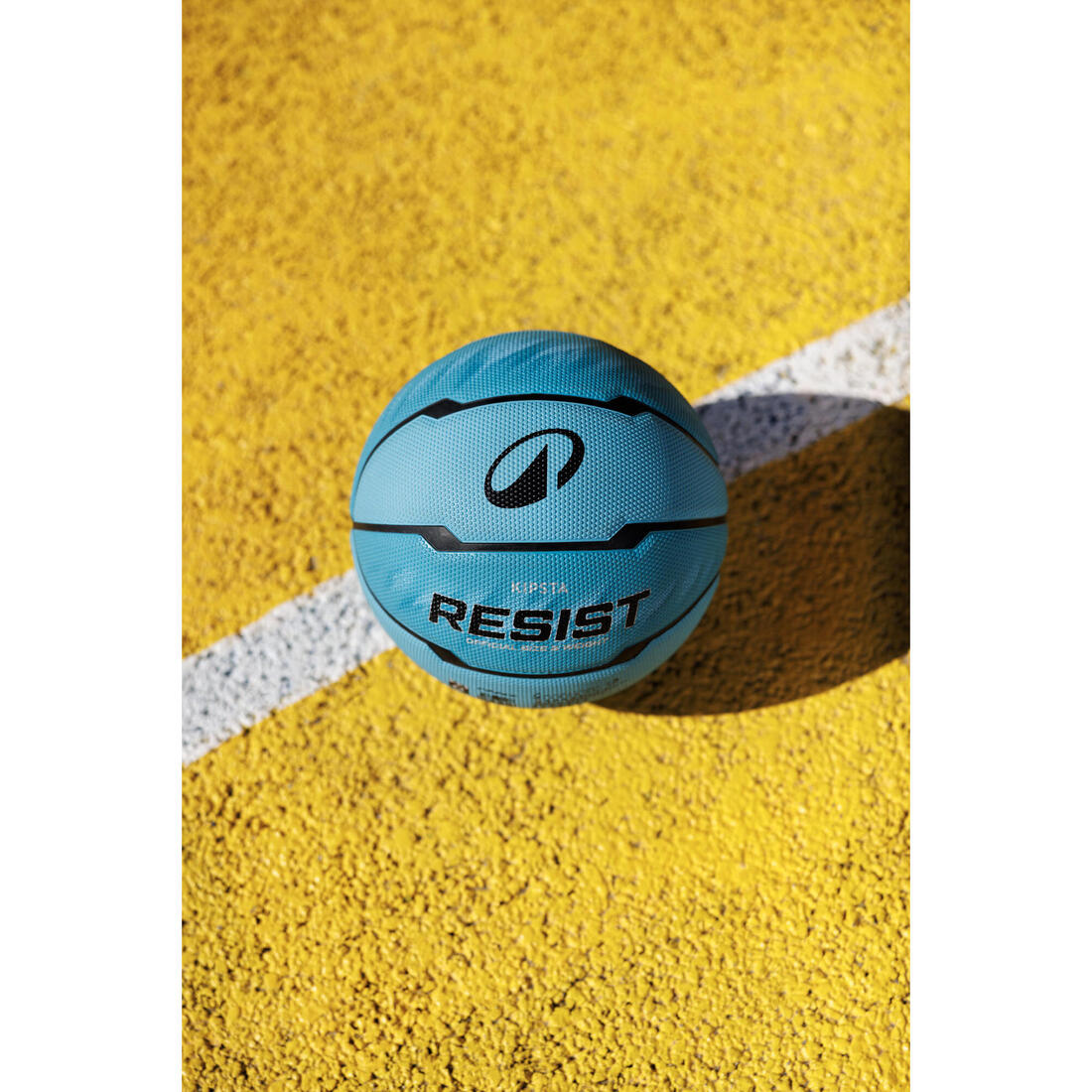 Ballon de basketball taille 6 - RESIST R500 turquoise