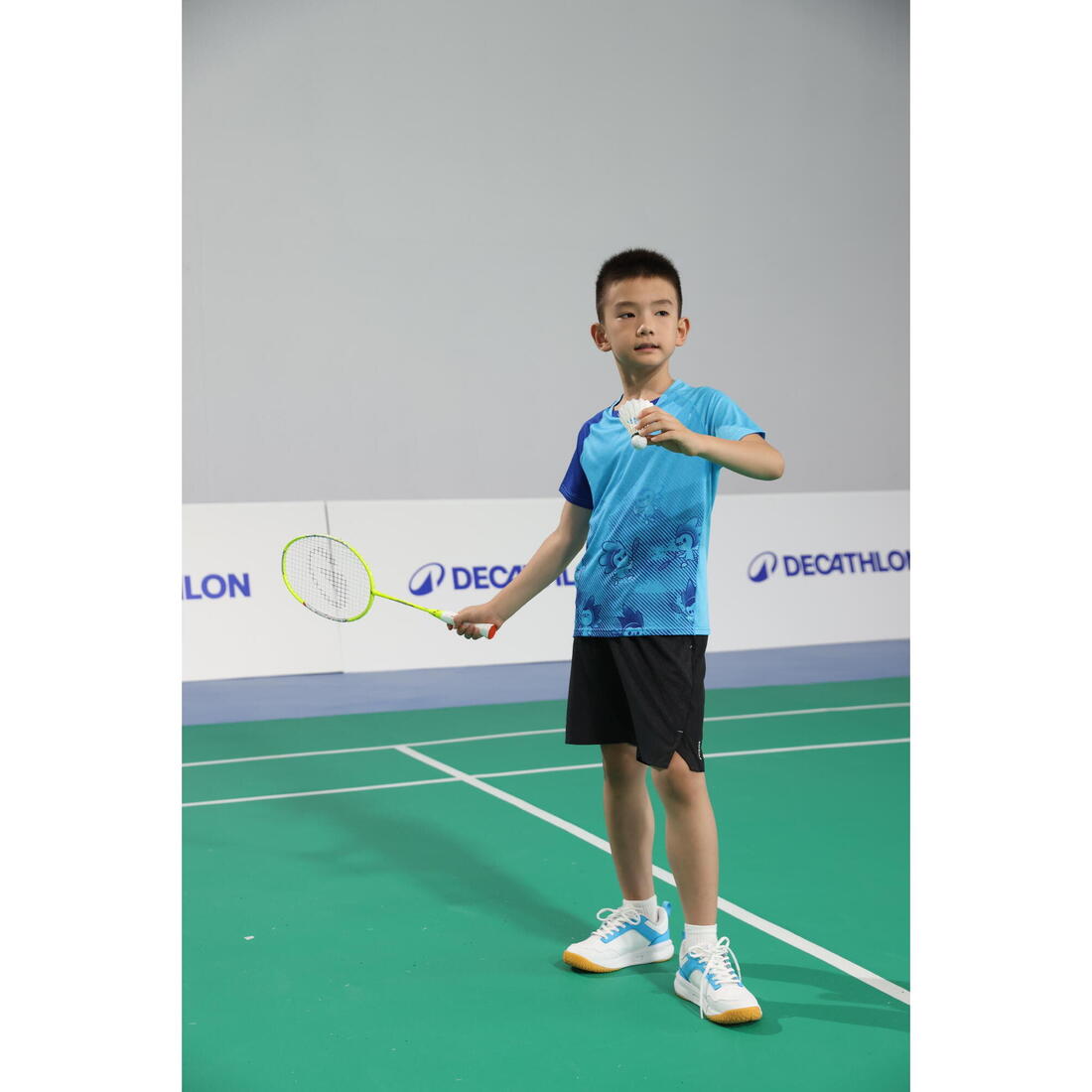 Chaussures de Badminton Enfant BS Sensation 500 - Aqua