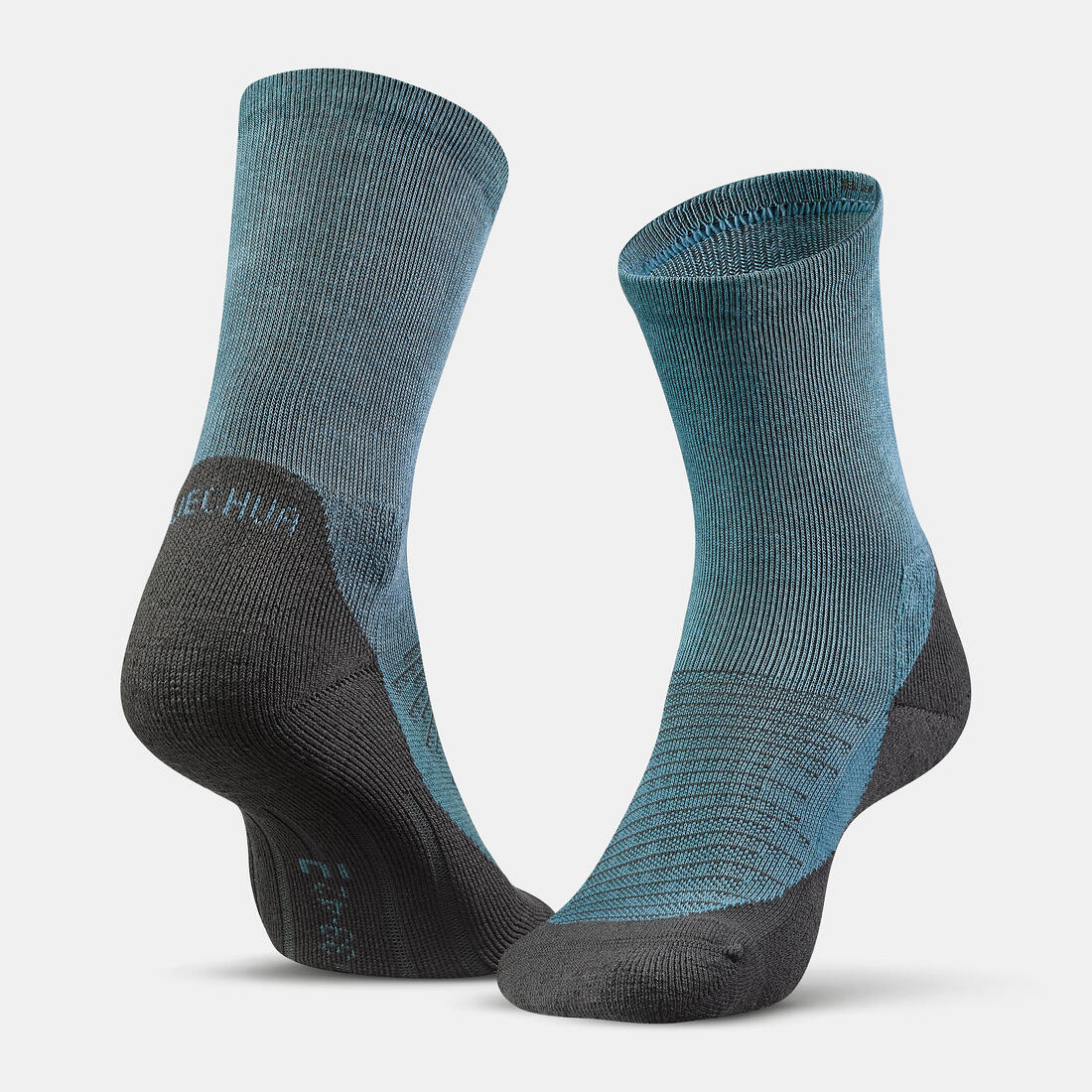 Chaussette Hike 100 High - Gris et - Lot de 2 paires