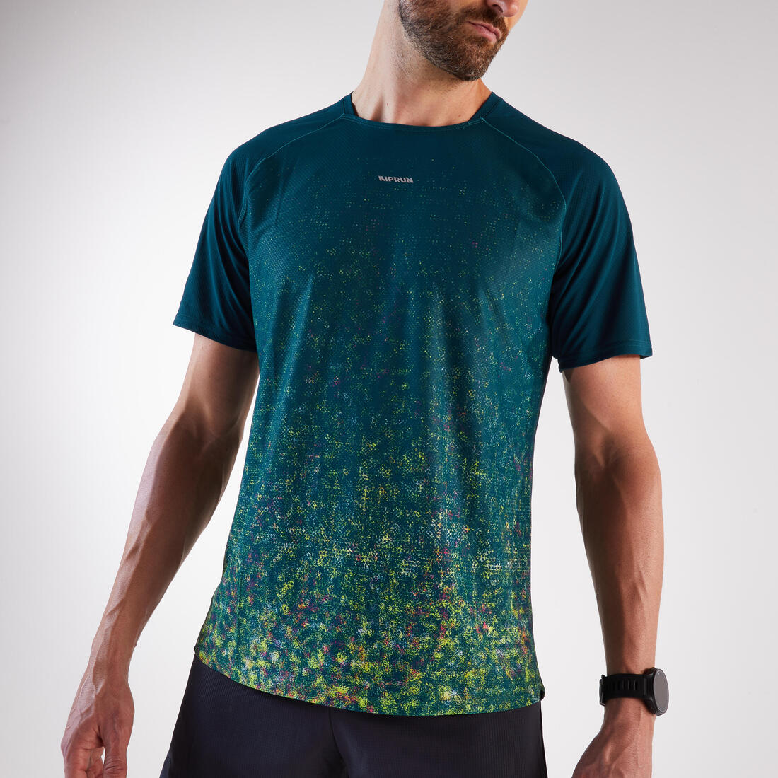 T-shirt de trail Homme, Kiprun Run 500