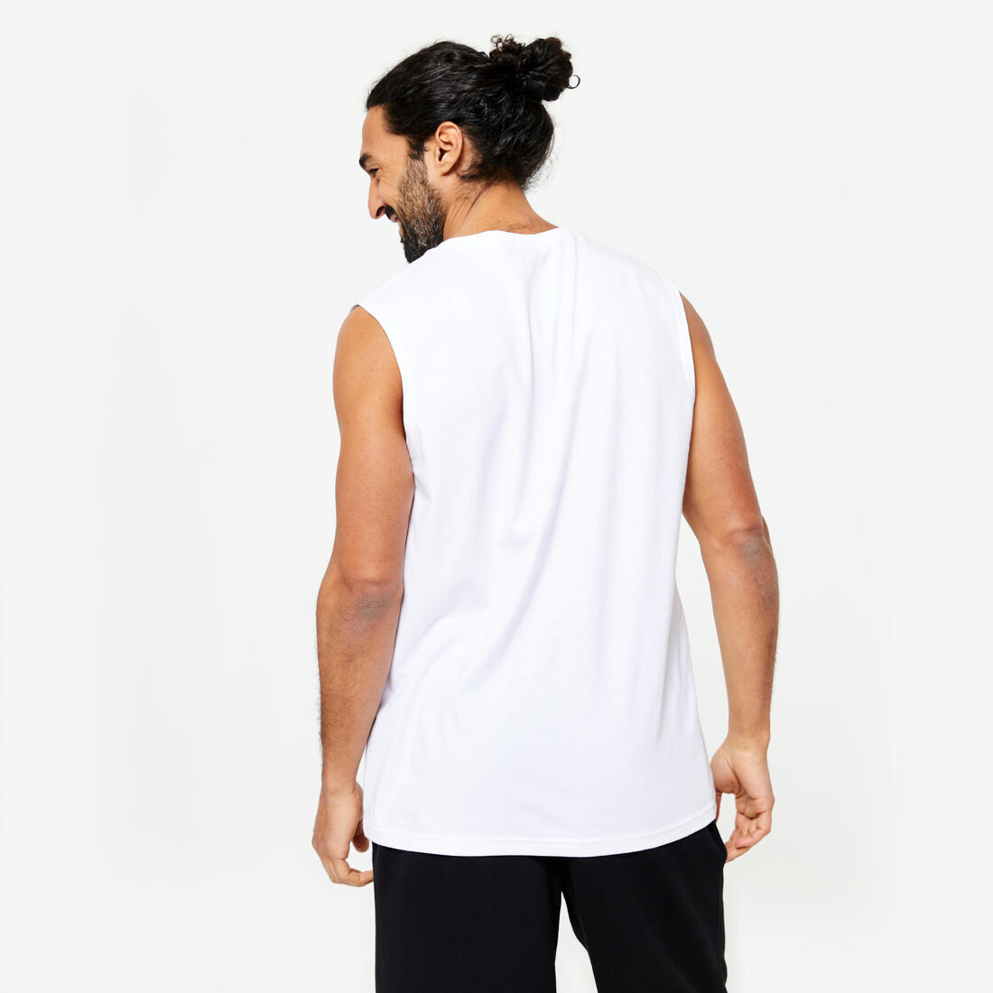 Débardeur extensible fitness homme - 500