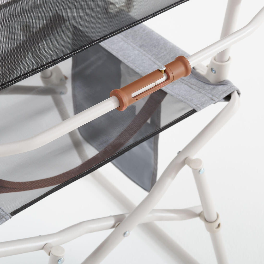 Chaise de camping pliante avec accoudoir