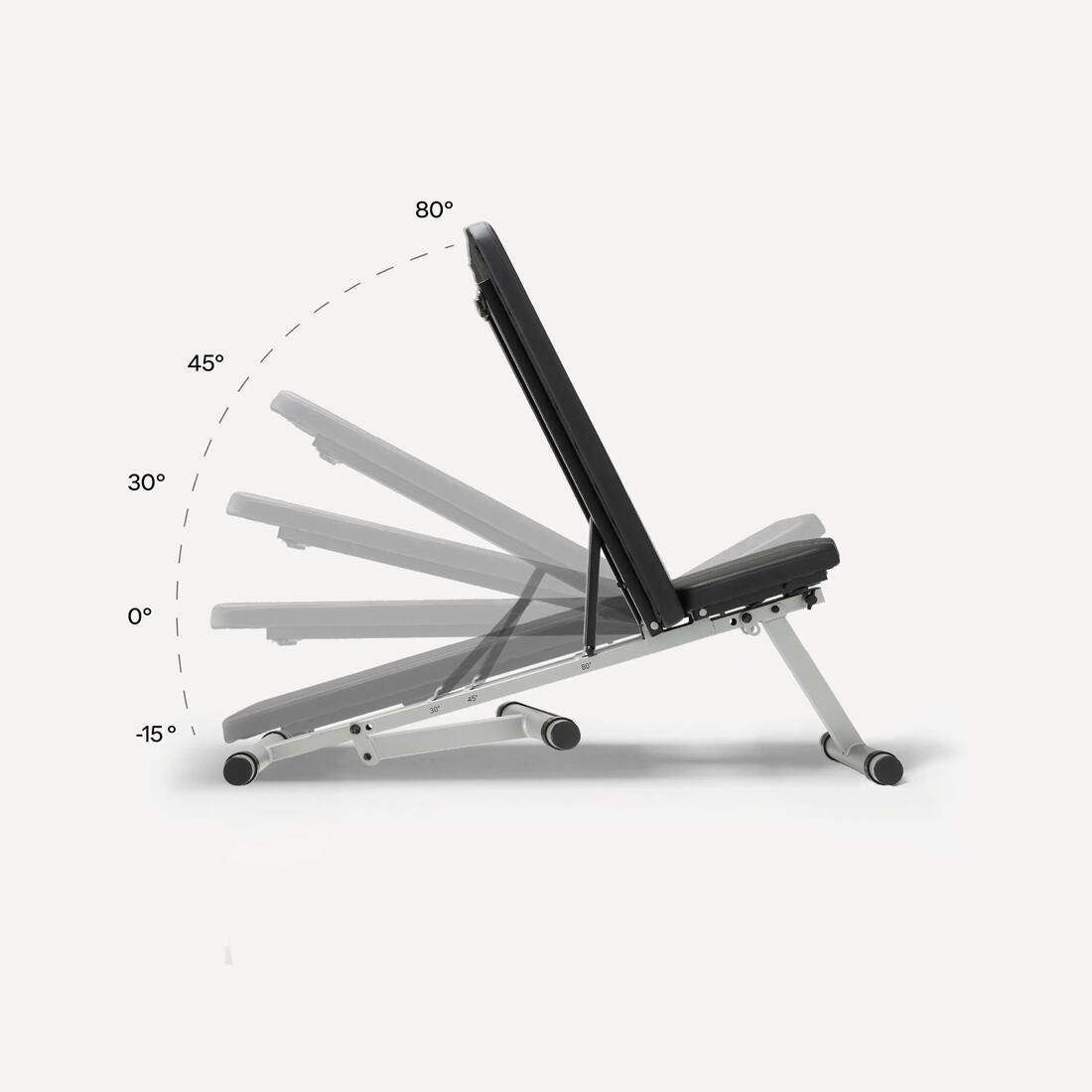 Banc de musculation pliable inclinable et déclinable, bench 500