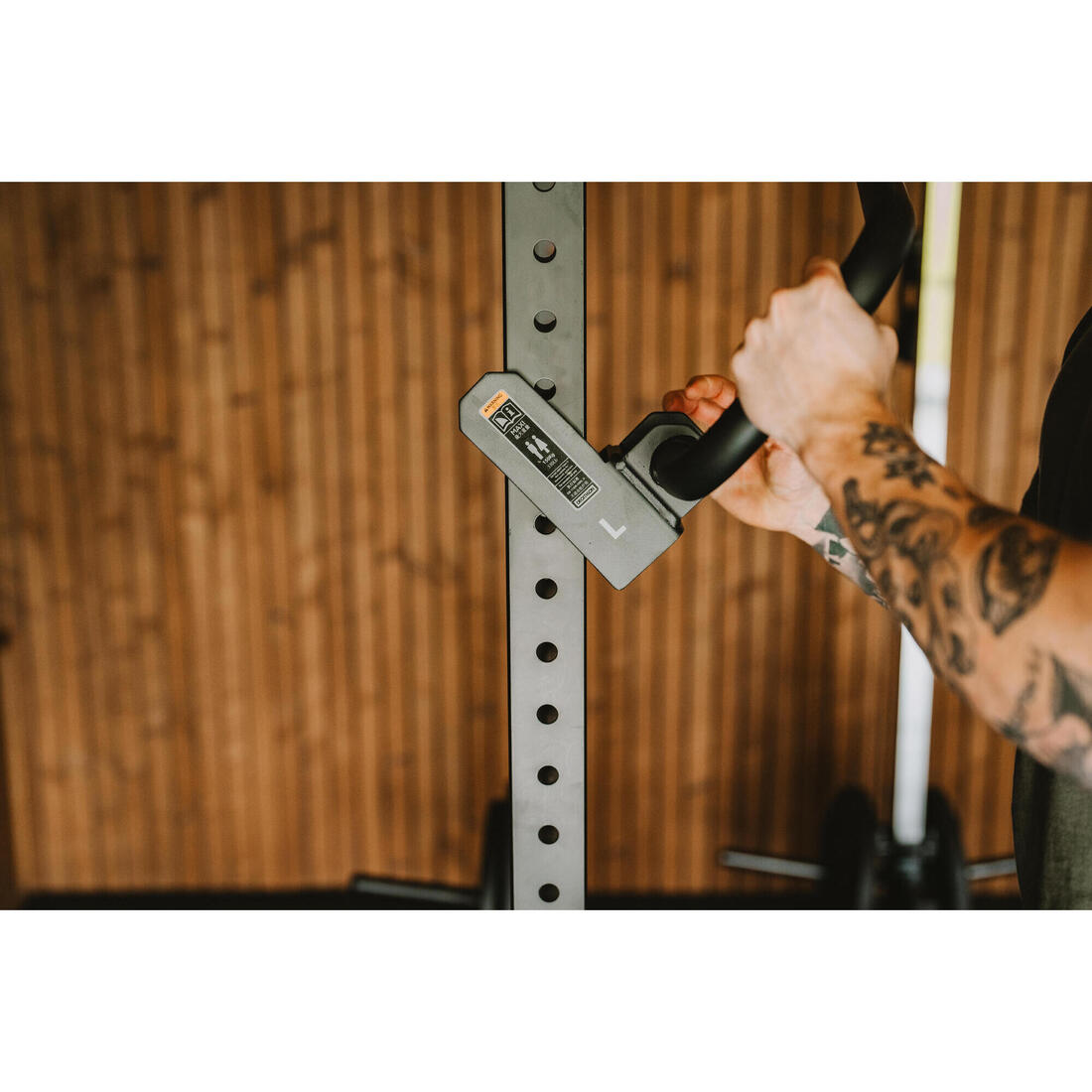 Supports dips pour rack de musculation x2 - Kit dips