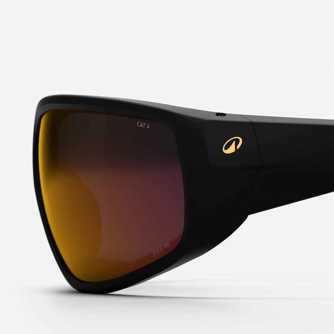 Lunettes de soleil sport polarisées HD catégorie 4, Explore 500 BLD