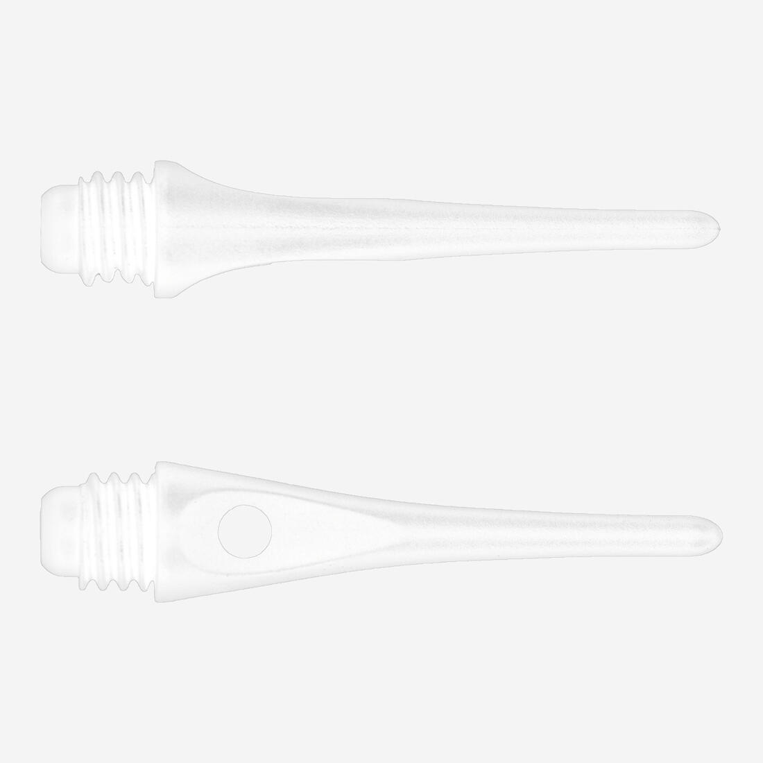 50 POINTES DE FLECHETTES PLASTIQUES ( SOFT TIP) BLANC