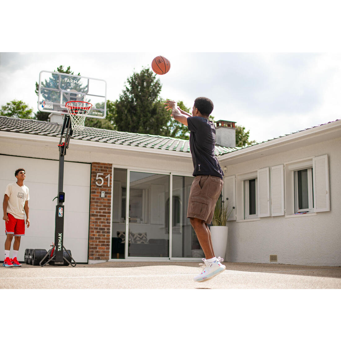 Arceau connecté de basketball avec mini-jeux - Decathlon Basketball Play