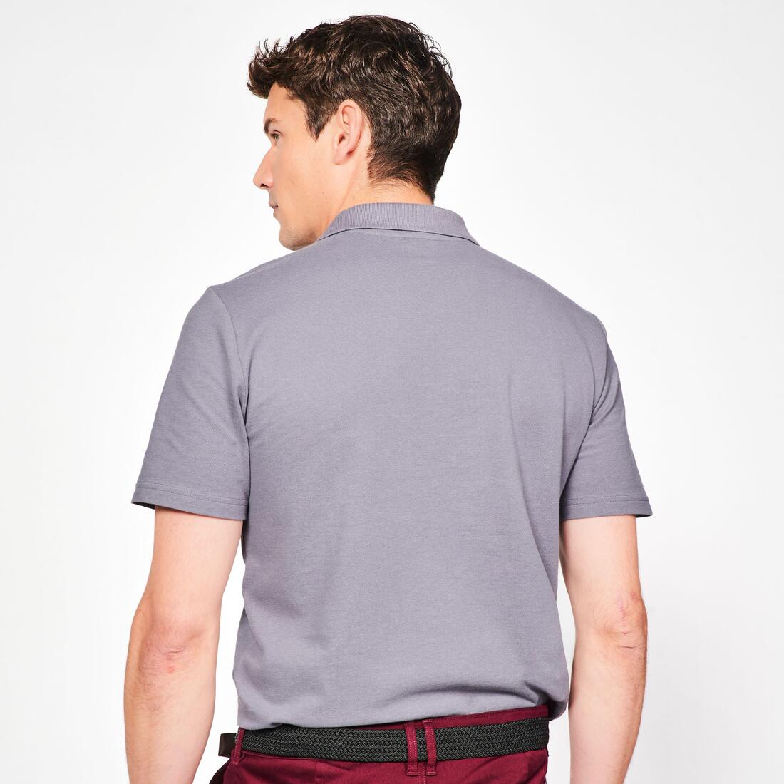 Polo de golf coton manches courtes homme, MW100