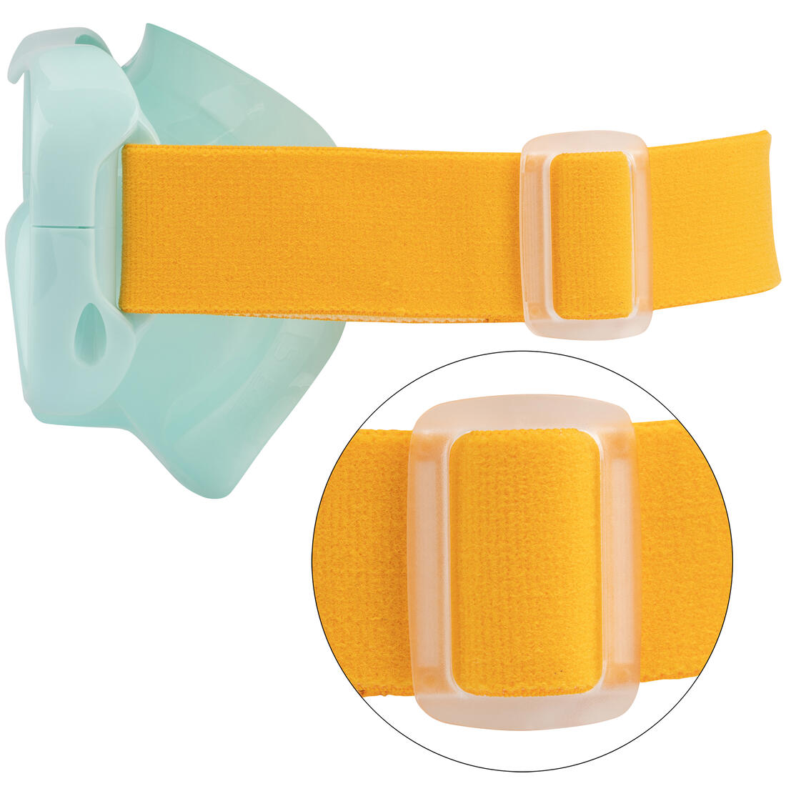 Masque plongée enfant - 100 confort menthe pastel