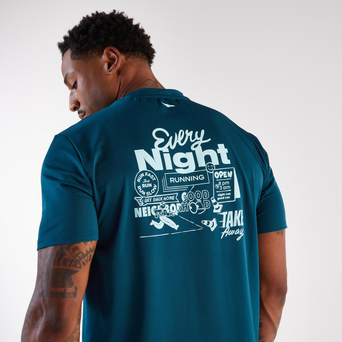 T-shirt running respirant Homme, Kiprun Run 500