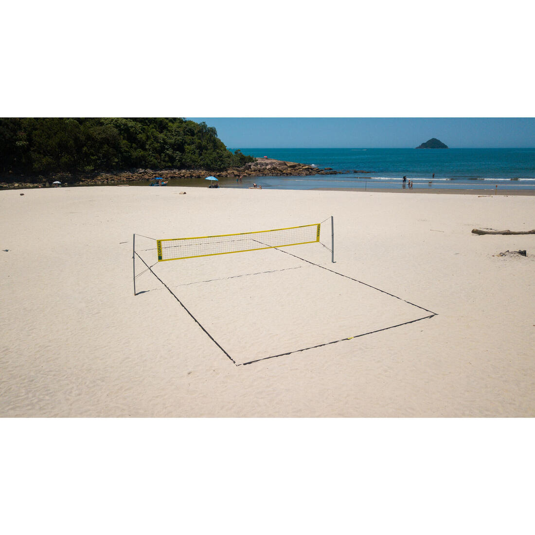 Filet de beach-volley aux dimensions officielles bvn900