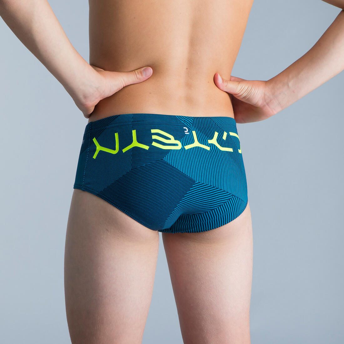 MAILLOT DE BAIN NATATION 900 SLIP BANDEAU LINES