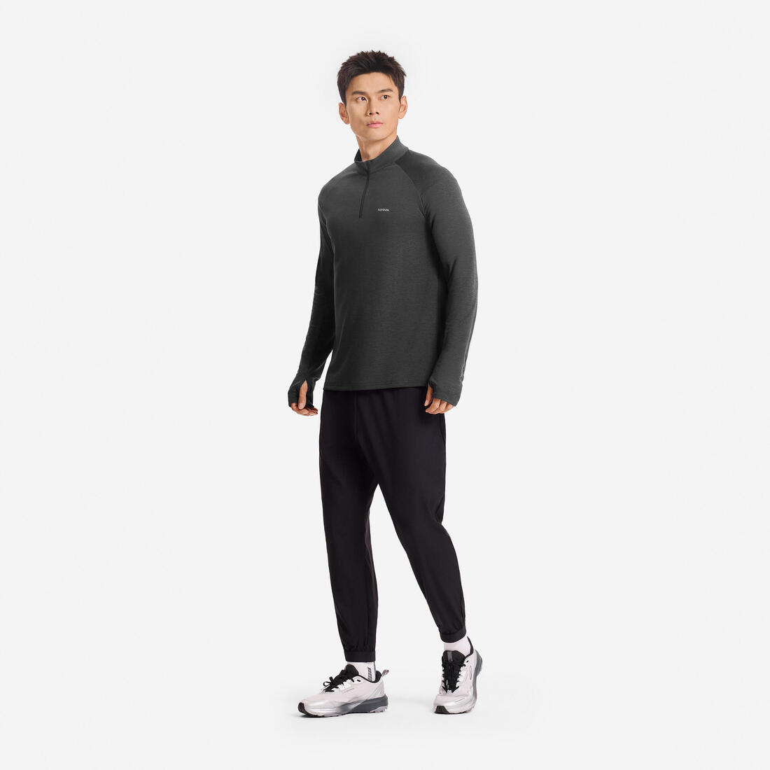 Pantalon de running respirant Homme - KIPRUN Run 100 Dry Noir