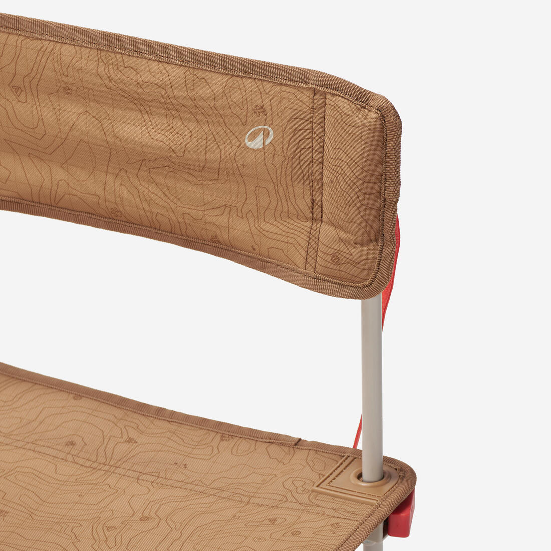 Chaise basse compacte de camping 100 bleue