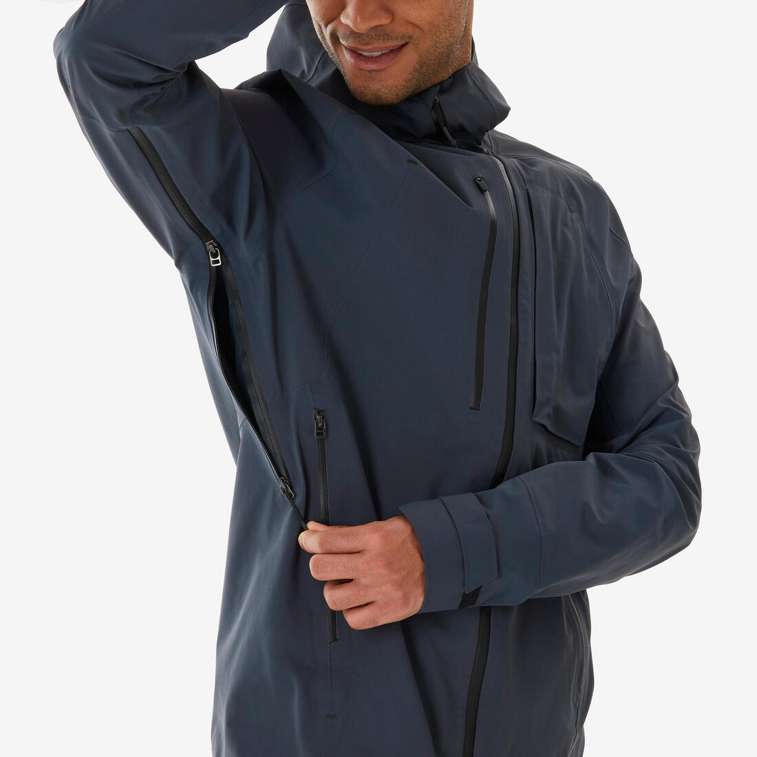 Veste de randonnée imperméable et légère homme, MH900