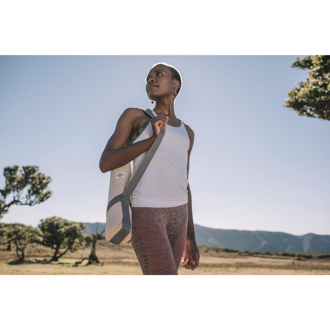 DEBARDEUR YOGA DYNAMIQUE FEMME SANS COUTURES BLANC