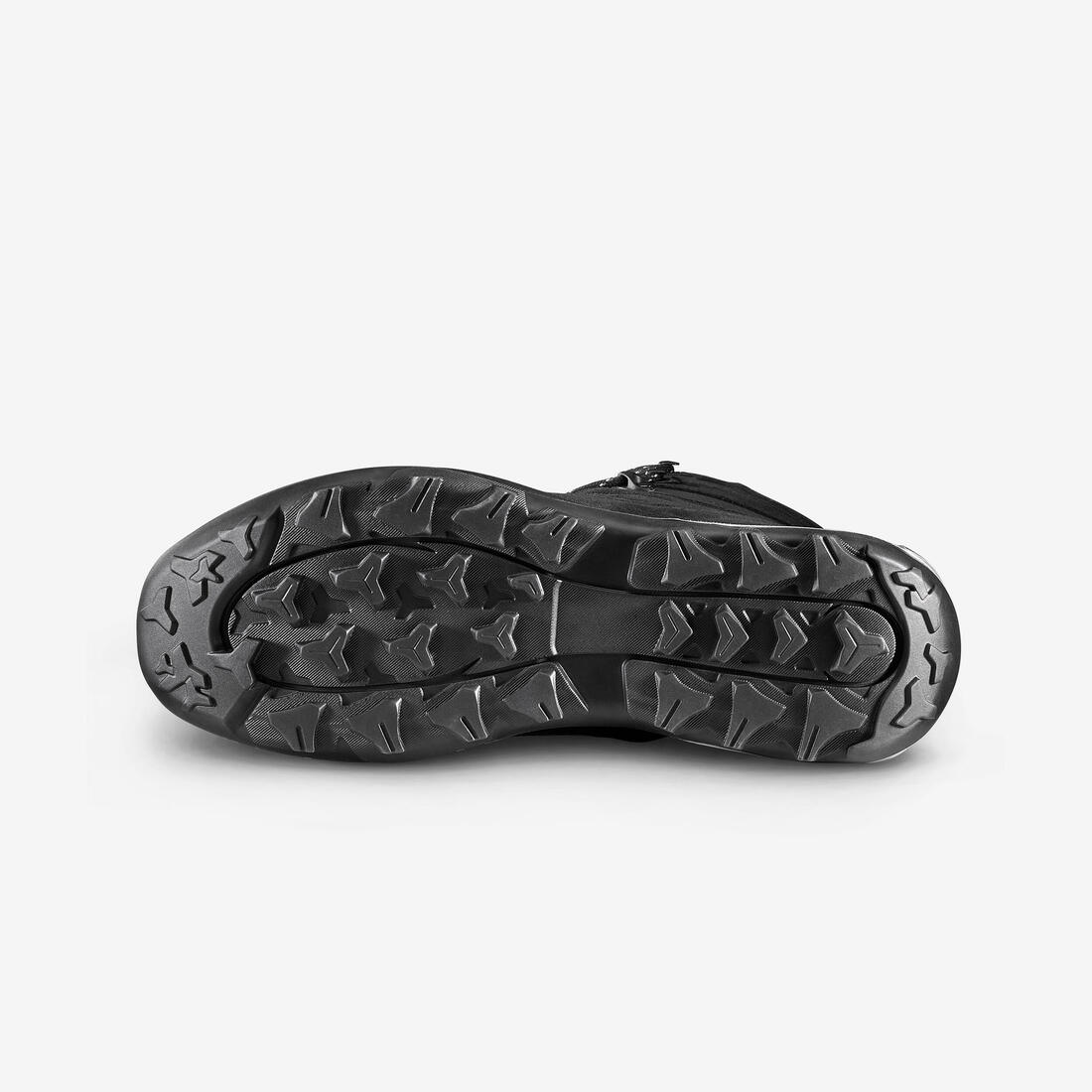 Chaussures hautes trekking cuir - mt100 - homme