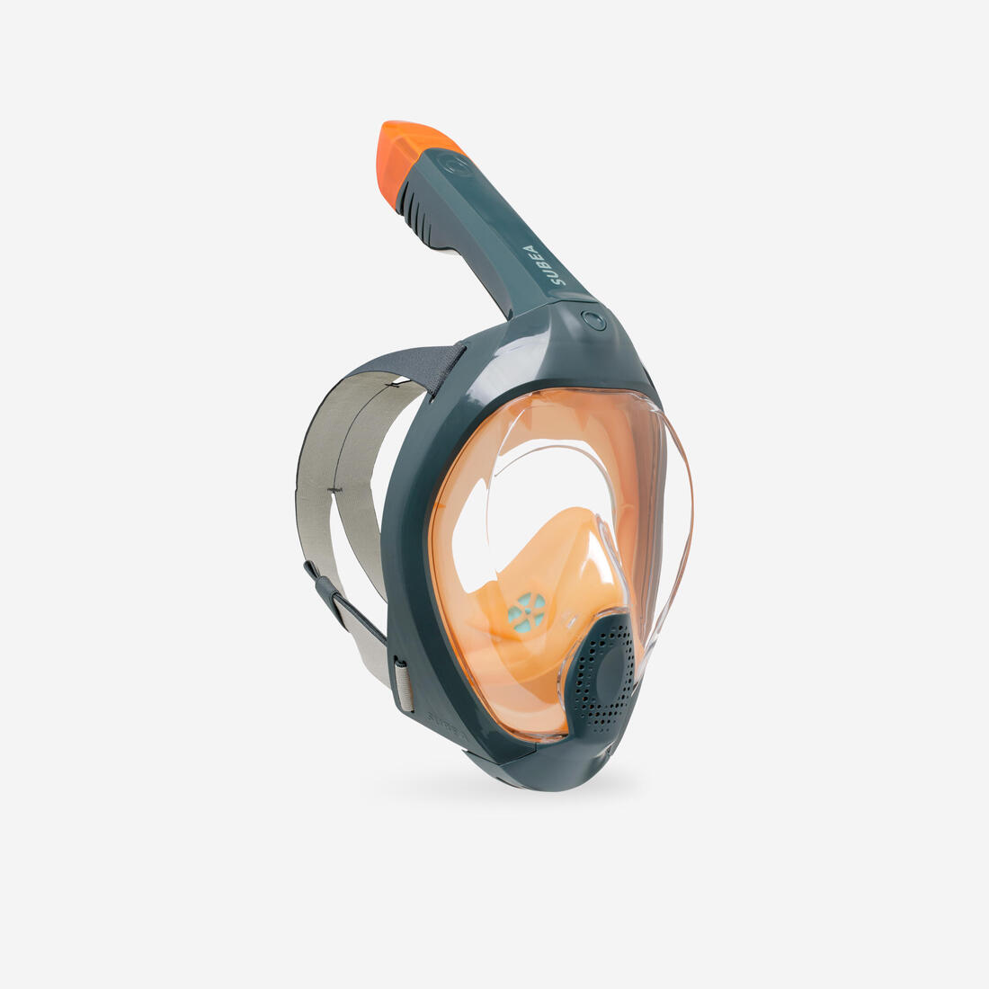 Masque snorkeling surface easybreath + avec valve acoustique > 10 ans - jungl