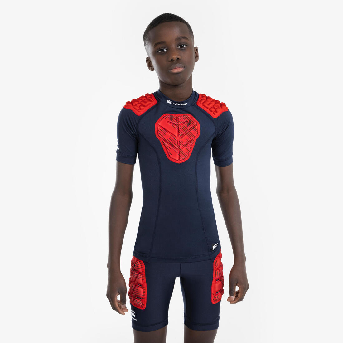 Epaulière de rugby Enfant - R500 Decathlon | Canterbury bleu