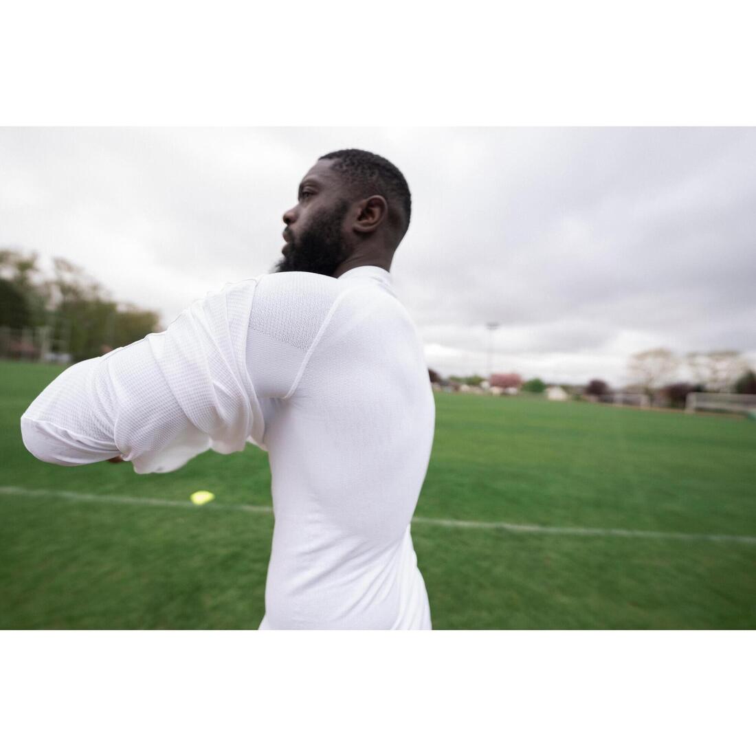 Sous-maillot de foot thermique seamless manches longues mixte, Keepdry